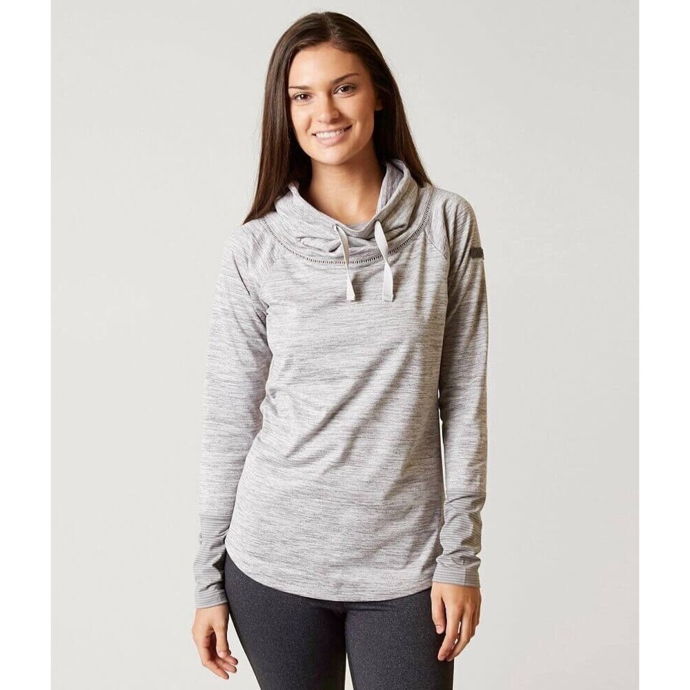 Avalanche Senna Active Jacket Sweatshirt Heather Gray Women's Sz S/M Top Outdoor